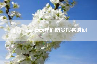 邵阳2020年消防员报名时间
