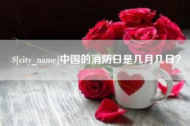 邵阳中国的消防日是几月几日？