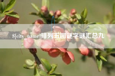 邵阳排列五图谜字谜汇总九