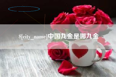 邵阳中国九金是哪九金