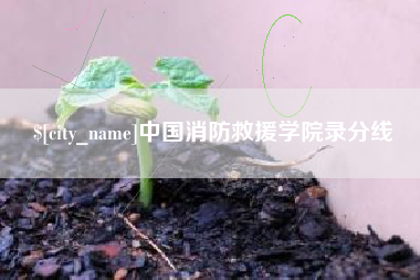 邵阳中国消防救援学院录分线