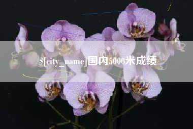 邵阳国内5000米成绩