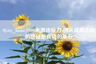 邵阳5000米滑冰接力-团队成员之间的信任是成功的基石