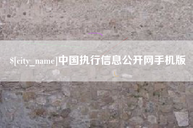 邵阳中国执行信息公开网手机版