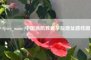邵阳中国消防救援学院地址路线图
