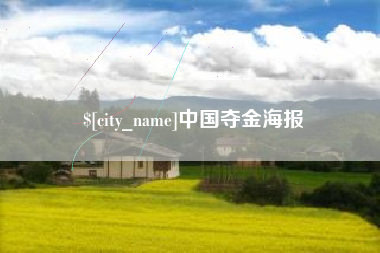 邵阳中国夺金海报