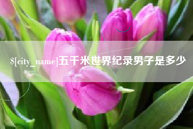 邵阳五千米世界纪录男子是多少