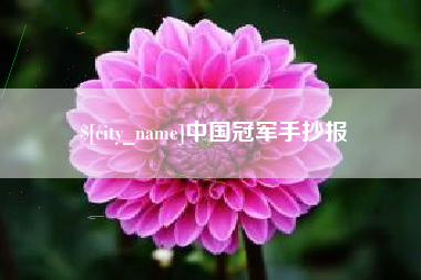 邵阳中国冠军手抄报