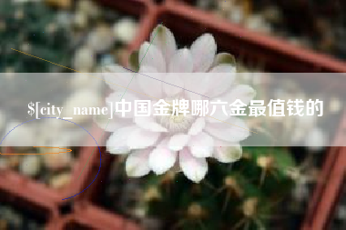 邵阳中国金牌哪六金最值钱的