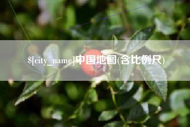邵阳中国地图(含比例尺)