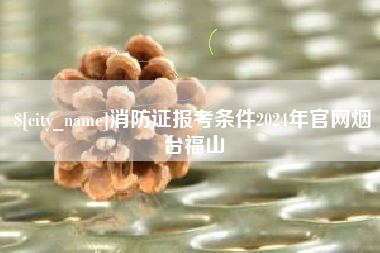 邵阳消防证报考条件2024年官网烟台福山
